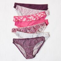 Lot de 7 slips imprimés - PAOLA  - Bordeaux - Femme - Etam