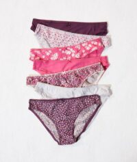 Lot de 7 slips imprimés - PAOLA  - Bordeaux - Femme - Etam