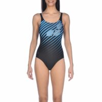 Maillot 1 pièce piscine Flicker Noir Multicolore Arena