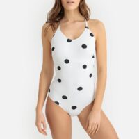 Maillot de bain 1 pièce à pois