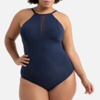 Maillot de bain 1 pièce amincissant Bleu LA REDOUTE COLLECTIONS PLUS