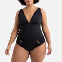 Maillot de bain 1 pièce amincissant Noir LA REDOUTE COLLECTIONS PLUS