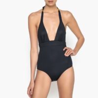 Maillot de bain 1 pièce dos nu Noir LA REDOUTE COLLECTIONS