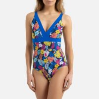 Maillot de bain 1 pièce imprimé fleurs Imprimé Anne weyburn