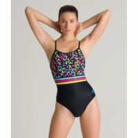 Maillot de bain 1 pièce piscine Heat Stripes Multicolore