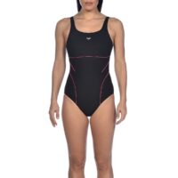 Maillot de bain 1 pièce piscine à bretelles Dana Noir / Rose;Noir/Blanc Arena