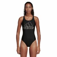 Maillot de bain 1 pièce piscine à bretelles Noir adidas performance