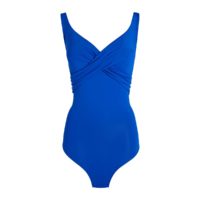 Maillot de bain amincissant en polyamide recyclé Bleu LA REDOUTE COLLECTIONS PLUS