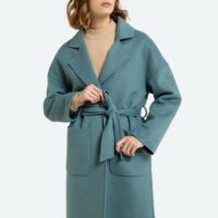 Manteau ample forme peignoir fait main Vert De Gris LA REDOUTE COLLECTIONS