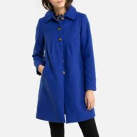 Manteau boutonné Bleu Dur Anne weyburn