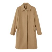 Manteau droit Noir;Camel LA REDOUTE COLLECTIONS