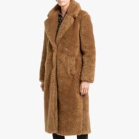 Manteau long imitation fourrure Camel LIU JO