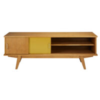 Meuble TV vintage 2 portes tricolore Paulette Maisons du Monde