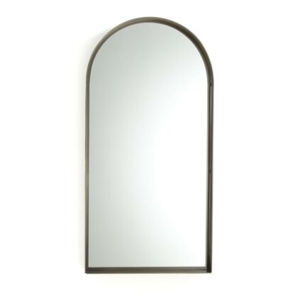 Miroir arche en laiton vieilli H80 cm