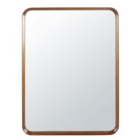 Miroir bords arrondis en paulownia 90x120 Maisons du Monde