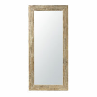 Miroir en bois recyclé blanchi 94x207 Maisons du Monde