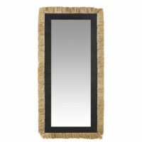 Miroir en métal et fibre végétale 88x181 Maisons du Monde