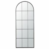 Miroir fenêtre en métal noir 71x180 Maisons du Monde