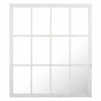 Miroir fenêtre en sapin blanc 140x160 Maisons du Monde