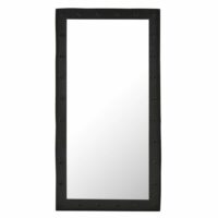 Miroir lumineux en métal noir 101x201 Maisons du Monde