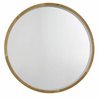 Miroir lumineux rond en chêne D90 Maisons du Monde