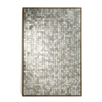 Miroir mosaïque en verre H120 cm Joséphine Transparent AM.PM