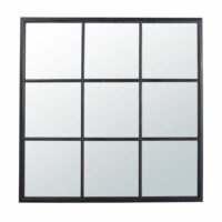 Miroir noir 118x118 Maisons du Monde