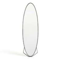 Miroir psyché ovale métal H169.5cm Koban Gun Métal AM.PM