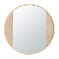 Miroir rond avec cannage D100 Maisons du Monde