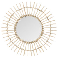 Miroir rond en bambou D55 Maisons du Monde