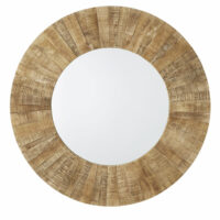 Miroir rond en bois recyclé D120 Maisons du Monde