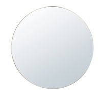 Miroir rond en métal doré D110 Maisons du Monde