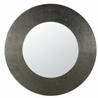 Miroir rond en métal noir D104 Maisons du Monde