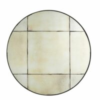 Miroir rond en métal noir D91 Maisons du Monde