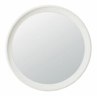 Miroir rond en paulownia blanc D119 Maisons du Monde