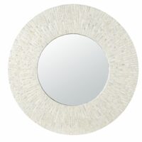 Miroir rond en pièces de nacre D90 Maisons du Monde