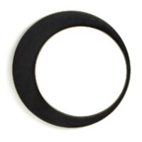 Miroir rond velours Ø45 cm