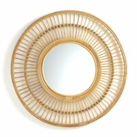 Miroir rotin rond Ø90 cm