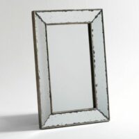 Miroir vieilli grand modèle l41 x h61 cm