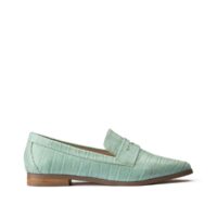 Mocassins plat motif crocodile Vert D'Eau ou Beige LA REDOUTE COLLECTIONS