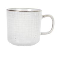 Mug en faïence gris clair Maisons du Monde