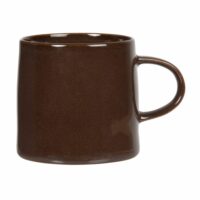 Mug en faïence marron Maisons du Monde