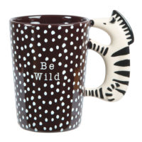 Mug en faïence noire et blanche Maisons du Monde