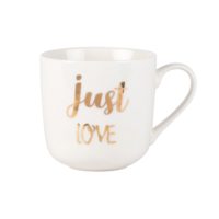 Mug en porcelaine blanche imprimée Maisons du Monde