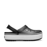 Mules CROCBAND PLATFORM CLOG BLACK/WHITE Noir/Blanc Crocs