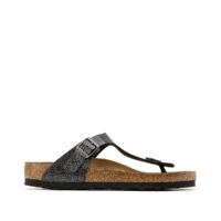 Mules Gizeh Noir Pailleté Birkenstock