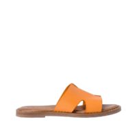 Mules cuir Toffy Orange tamaris