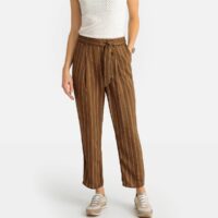 Pantalon 7/8ème droit rayé Rayé Anne weyburn