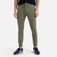 Pantalon chino Vert Kaki Clair LA REDOUTE COLLECTIONS