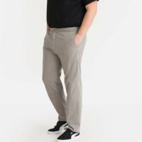 Pantalon chino grande taille Gris - Taupe - Marine LA REDOUTE COLLECTIONS PLUS